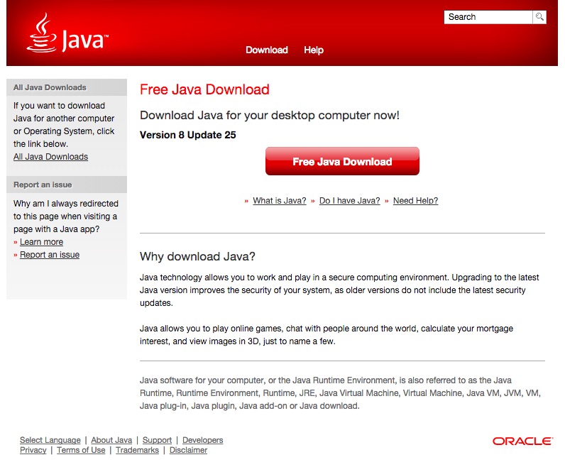 Java download mac 10.6 7.2